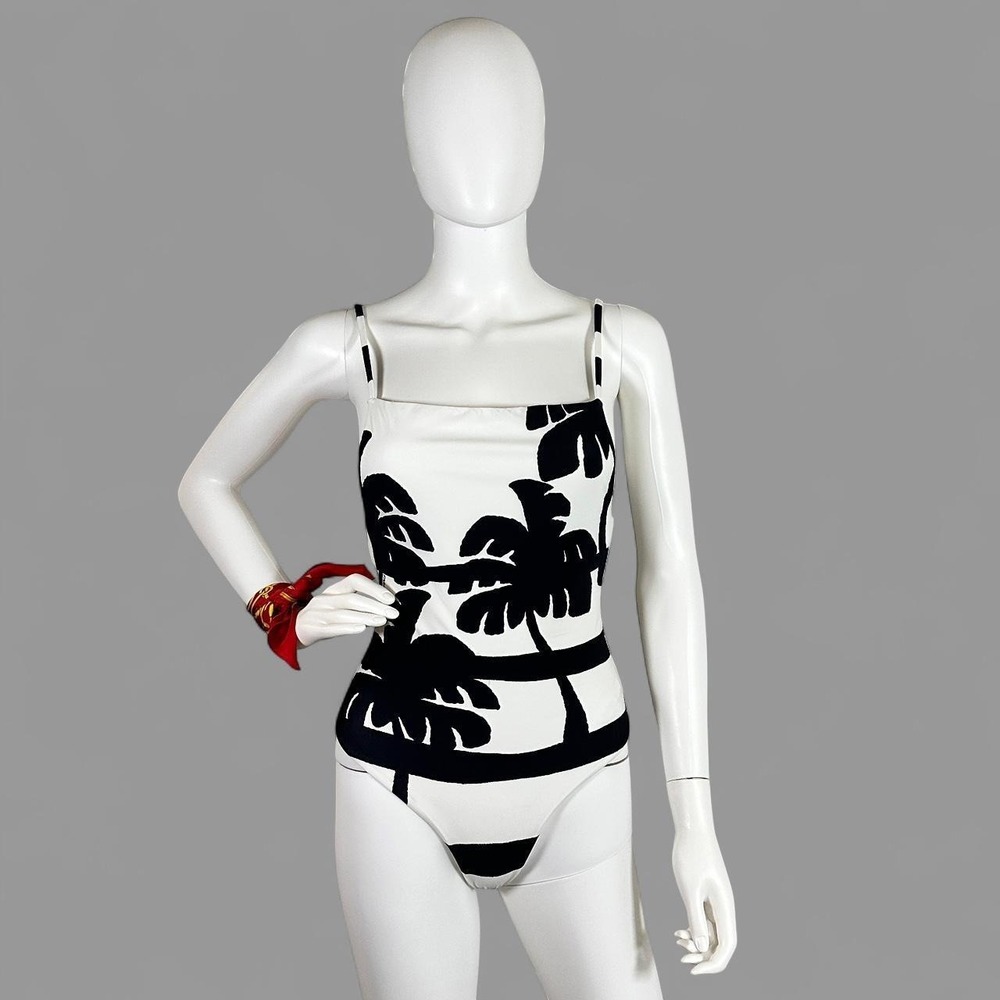 NWT FARM Rio Coconut One Piece Swimsuit XS | Tropical Resort Coastal‎ Chic